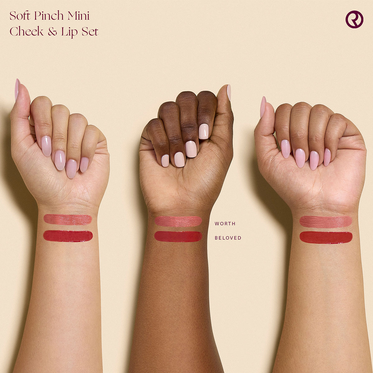 SET SOFT PINCH MINI LIP AND CHEEK (SET DE MAQUILLAJE PARA LABIOS Y ROSTRO)